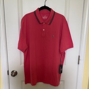 Vineyard Vines Men's Coral Polo Shirt